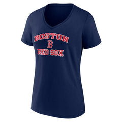 MLB Boston Red Sox Women's Heart and Soul V-Neck T-Shirt