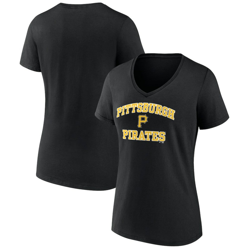 MLB Pittsburgh Pirates Women's Heart and Soul V-Neck T-Shirt
