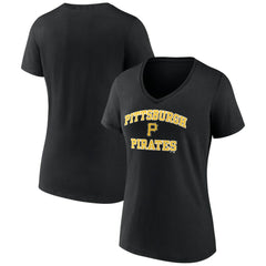 MLB Pittsburgh Pirates Women's Heart and Soul V-Neck T-Shirt