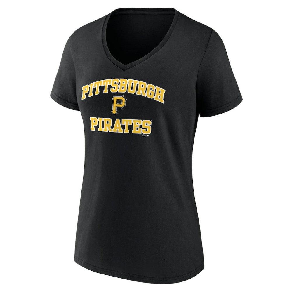 MLB Pittsburgh Pirates Women's Heart and Soul V-Neck T-Shirt