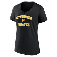 MLB Pittsburgh Pirates Women's Heart and Soul V-Neck T-Shirt