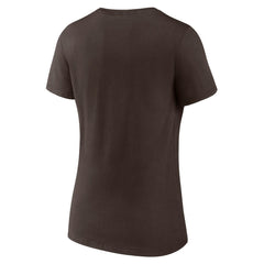 MLB San Diego Padres Women's Heart and Soul V-Neck T-Shirt