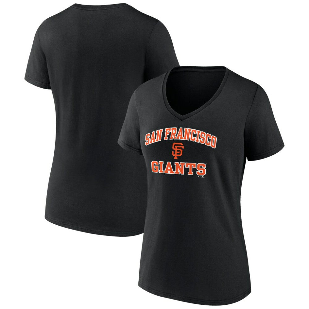 MLB San Francisco Giants Women's Heart and Soul V-Neck T-Shirt