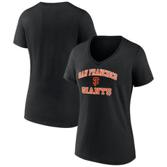 MLB San Francisco Giants Women's Heart and Soul V-Neck T-Shirt