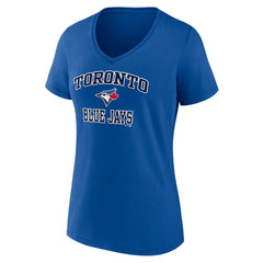 MLB Toronto Blue Jays Women's Heart and Soul V-Neck T-Shirt