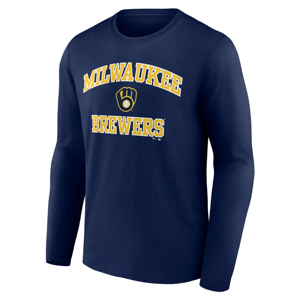 MLB Milwaukee Brewers Heart and Soul Long Sleeve T-Shirt