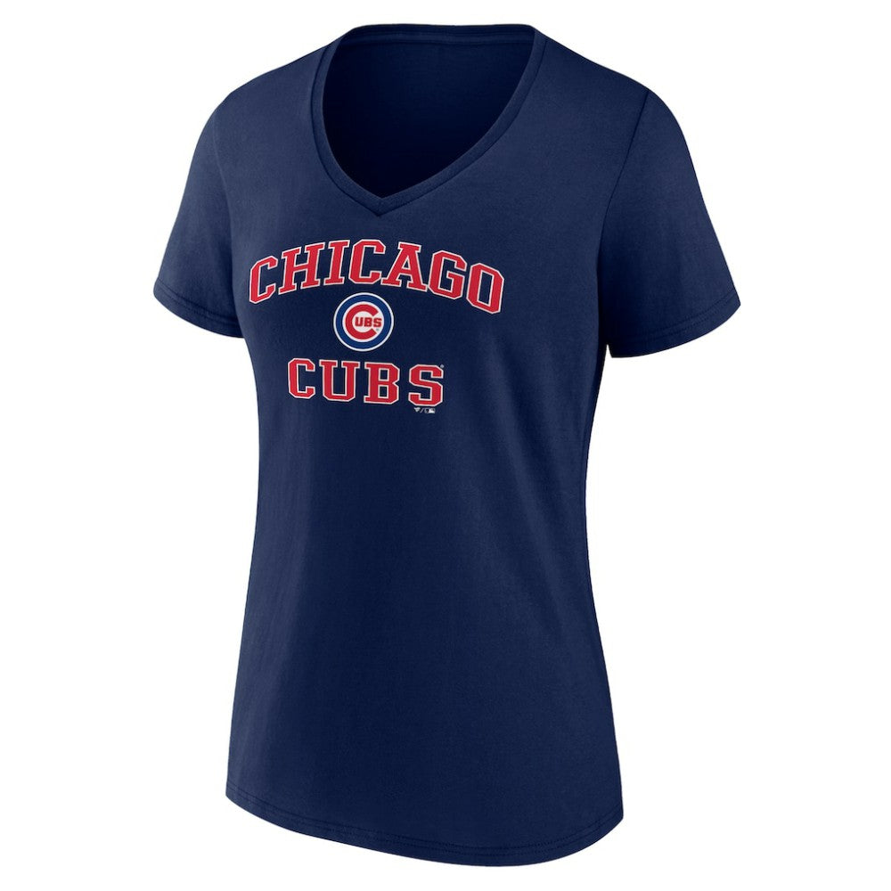 MLB Chicago Cubs Women's Heart and Soul V-Neck T-Shirt