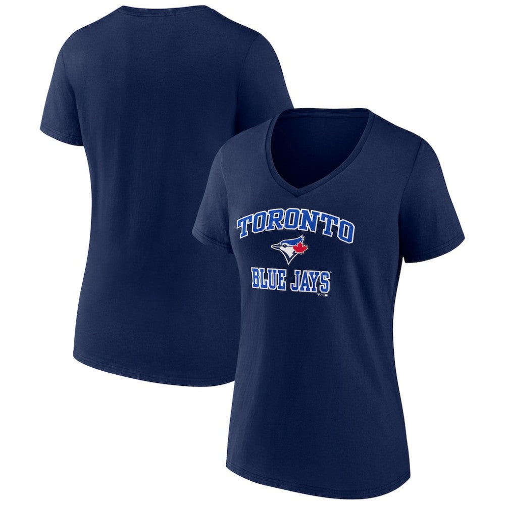 MLB Toronto Blue Jays Women's Heart and Soul V-Neck T-Shirt