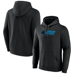 Logo Team Lockup Fitted Pullover Hoodie - Carolina Panthers