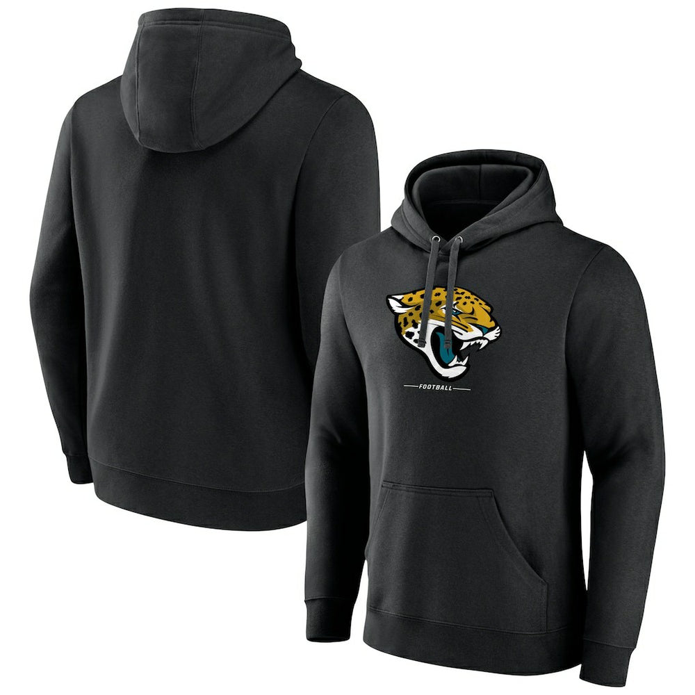 Logo Team Lockup Fitted Pullover Hoodie - Jacksonville Jaguars