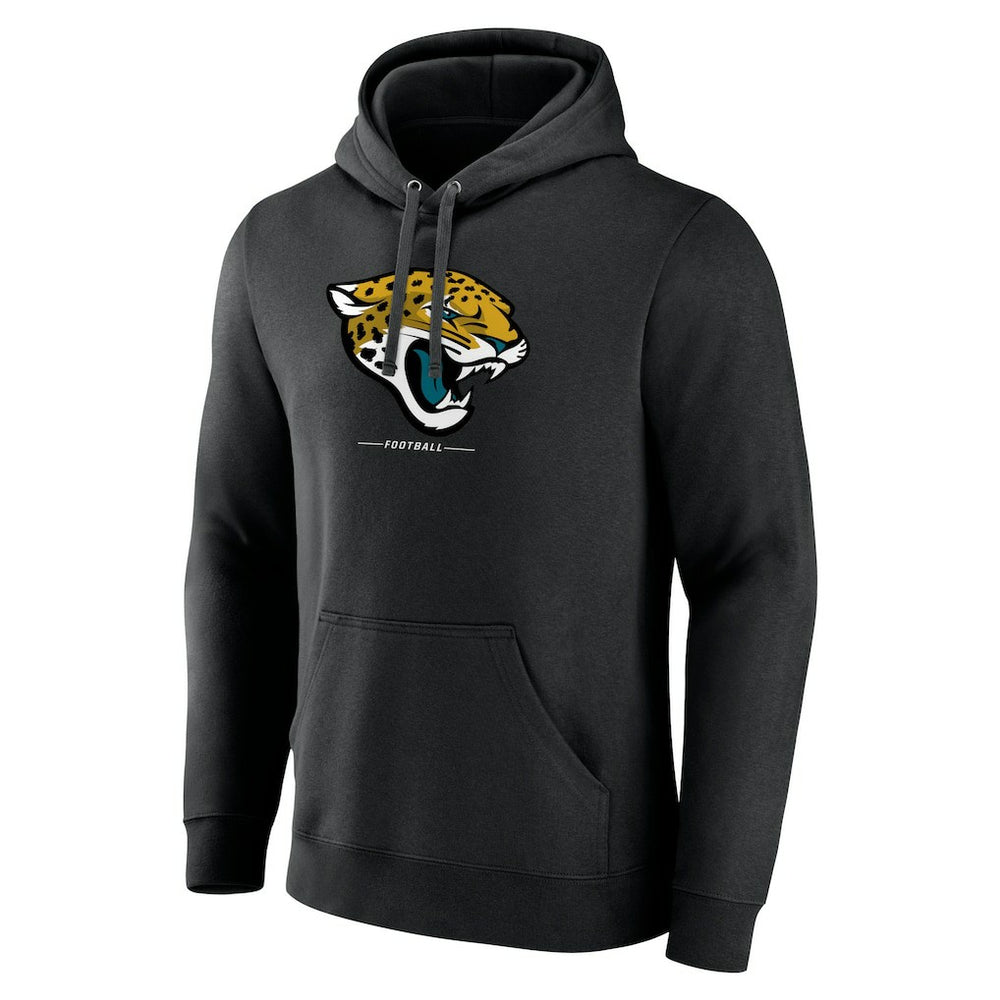 Logo Team Lockup Fitted Pullover Hoodie - Jacksonville Jaguars