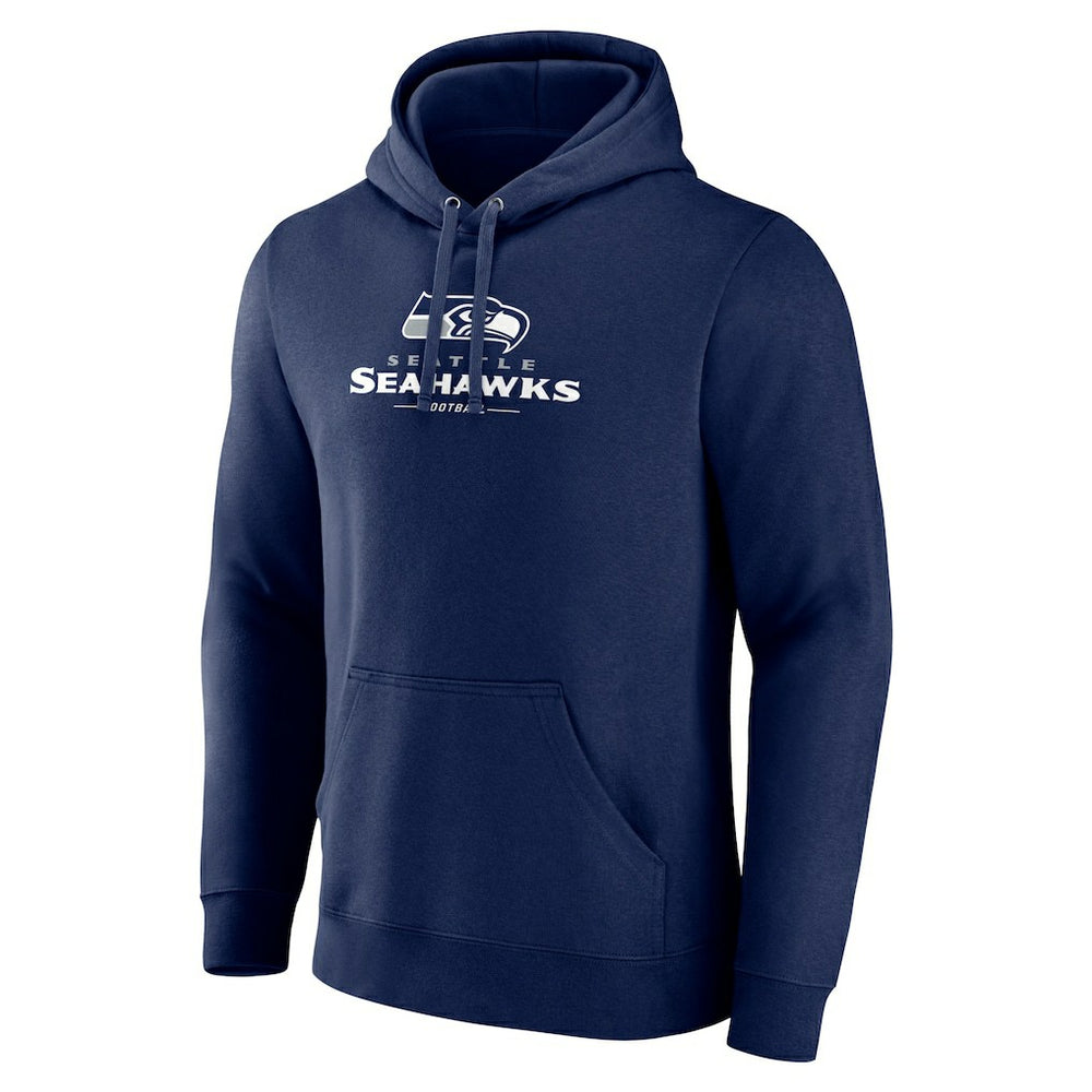 Logo Team Lockup Fitted Pullover Hoodie - Seattle Seahawks