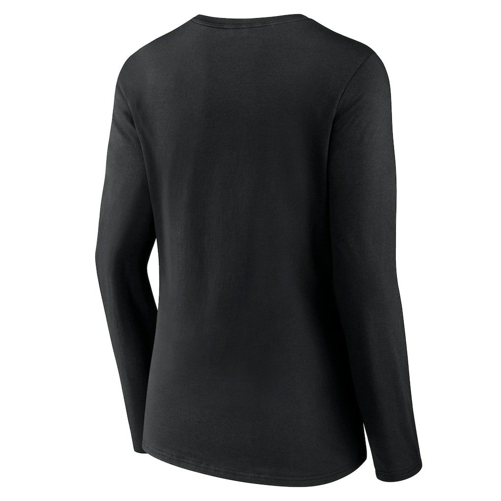 Women's Logo Team Lockup Long Sleeve V-Neck T-Shirt - Cincinnati Bengals