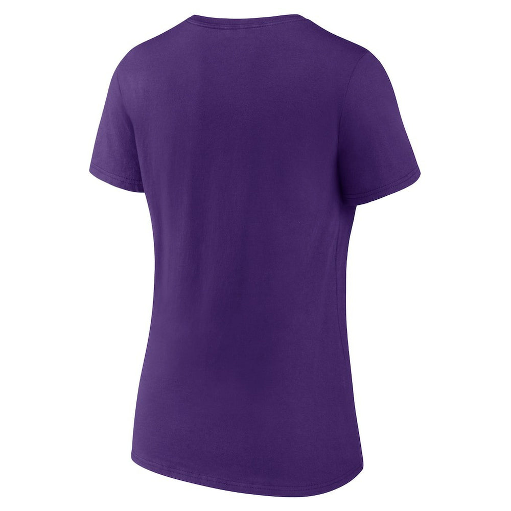 Women's Logo Team Lockup V-Neck T-Shirt - Minnesota Vikings