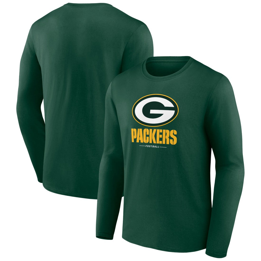 Logo Team Lockup Long Sleeve T-Shirt - Green Bay Packers