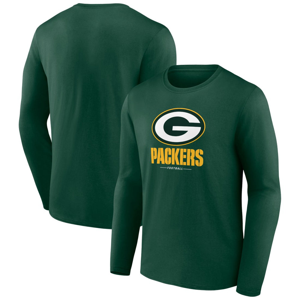 Logo Team Lockup Long Sleeve T-Shirt - Green Bay Packers