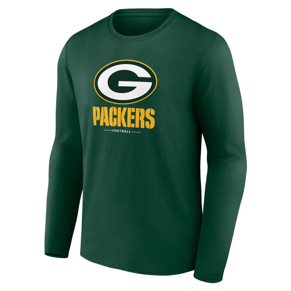Logo Team Lockup Long Sleeve T-Shirt - Green Bay Packers