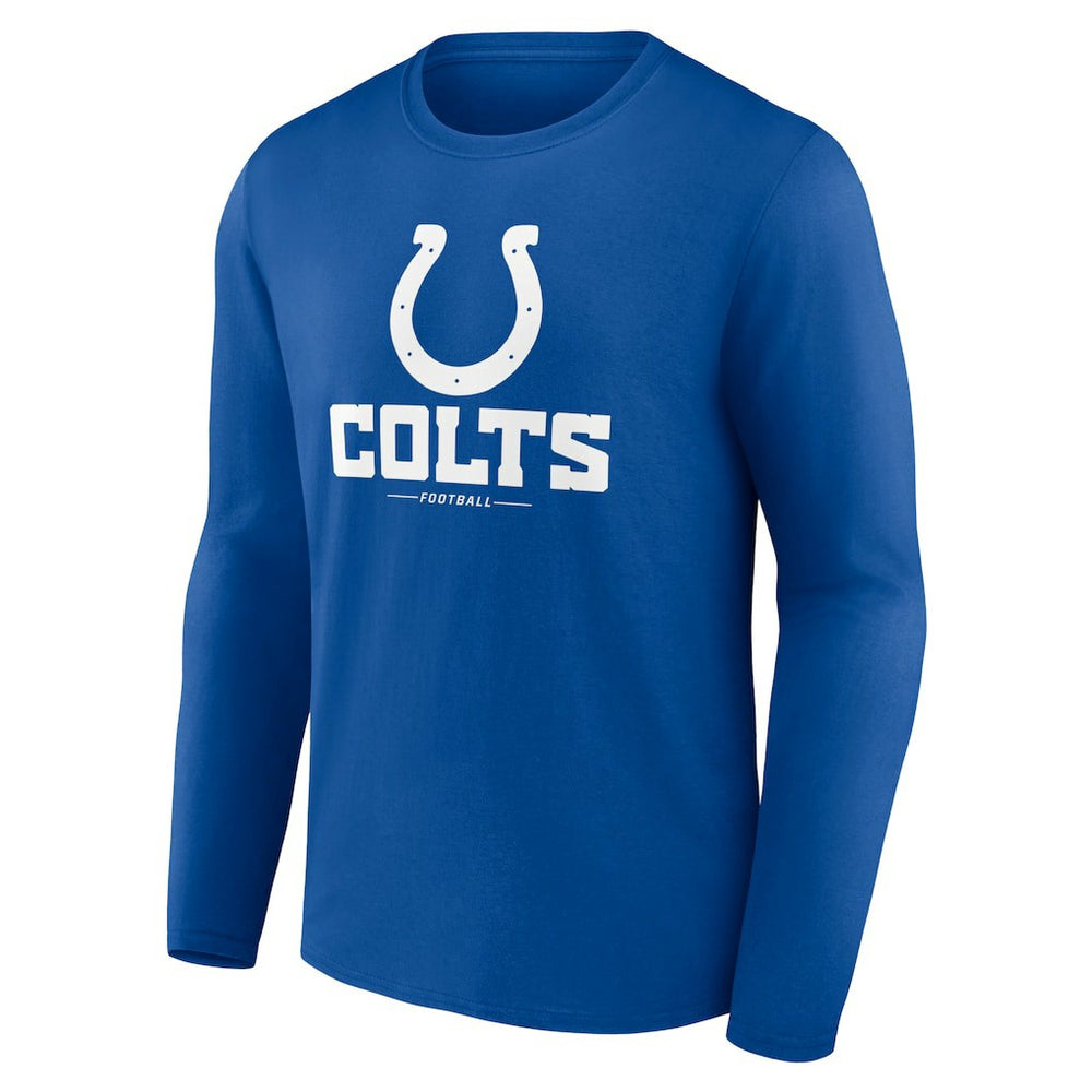Logo Team Lockup Long Sleeve T-Shirt - Indianapolis Colts