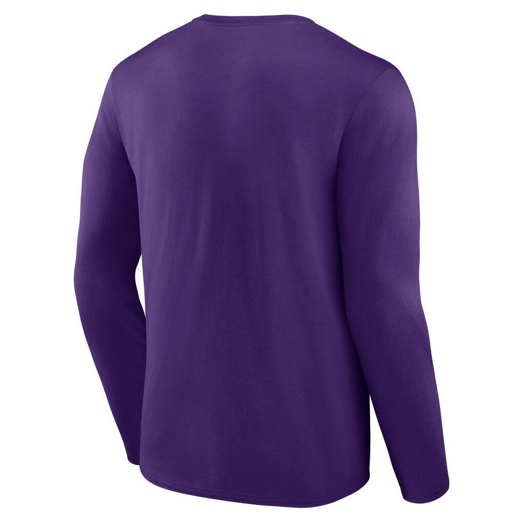 Logo Team Lockup Long Sleeve T-Shirt - Minnesota Vikings