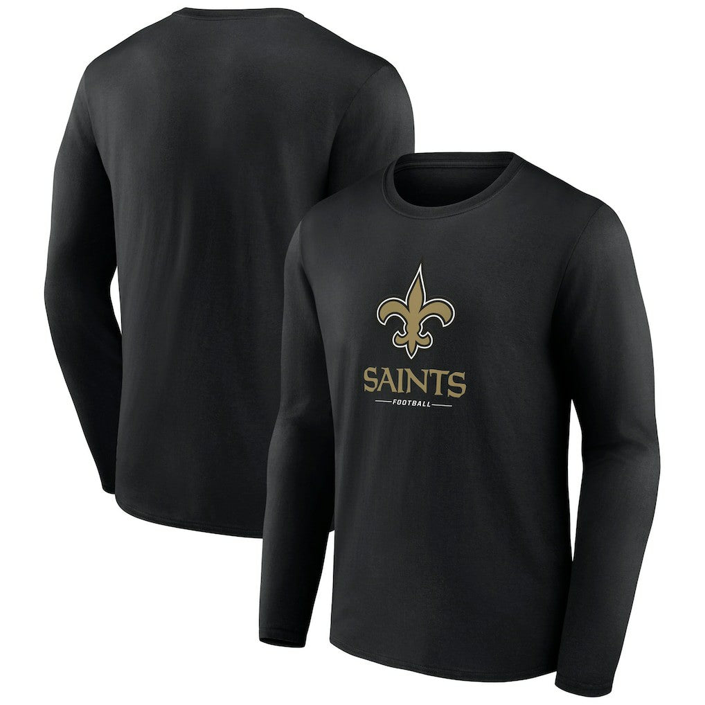 Logo Team Lockup Long Sleeve T-Shirt - New Orleans Saints