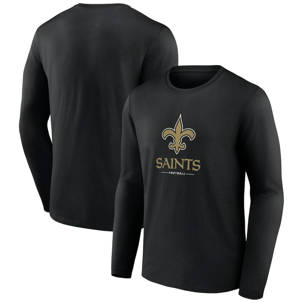 Logo Team Lockup Long Sleeve T-Shirt - New Orleans Saints