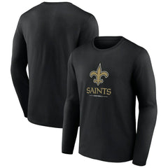 Logo Team Lockup Long Sleeve T-Shirt - New Orleans Saints