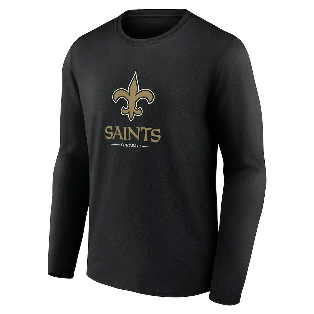 Logo Team Lockup Long Sleeve T-Shirt - New Orleans Saints