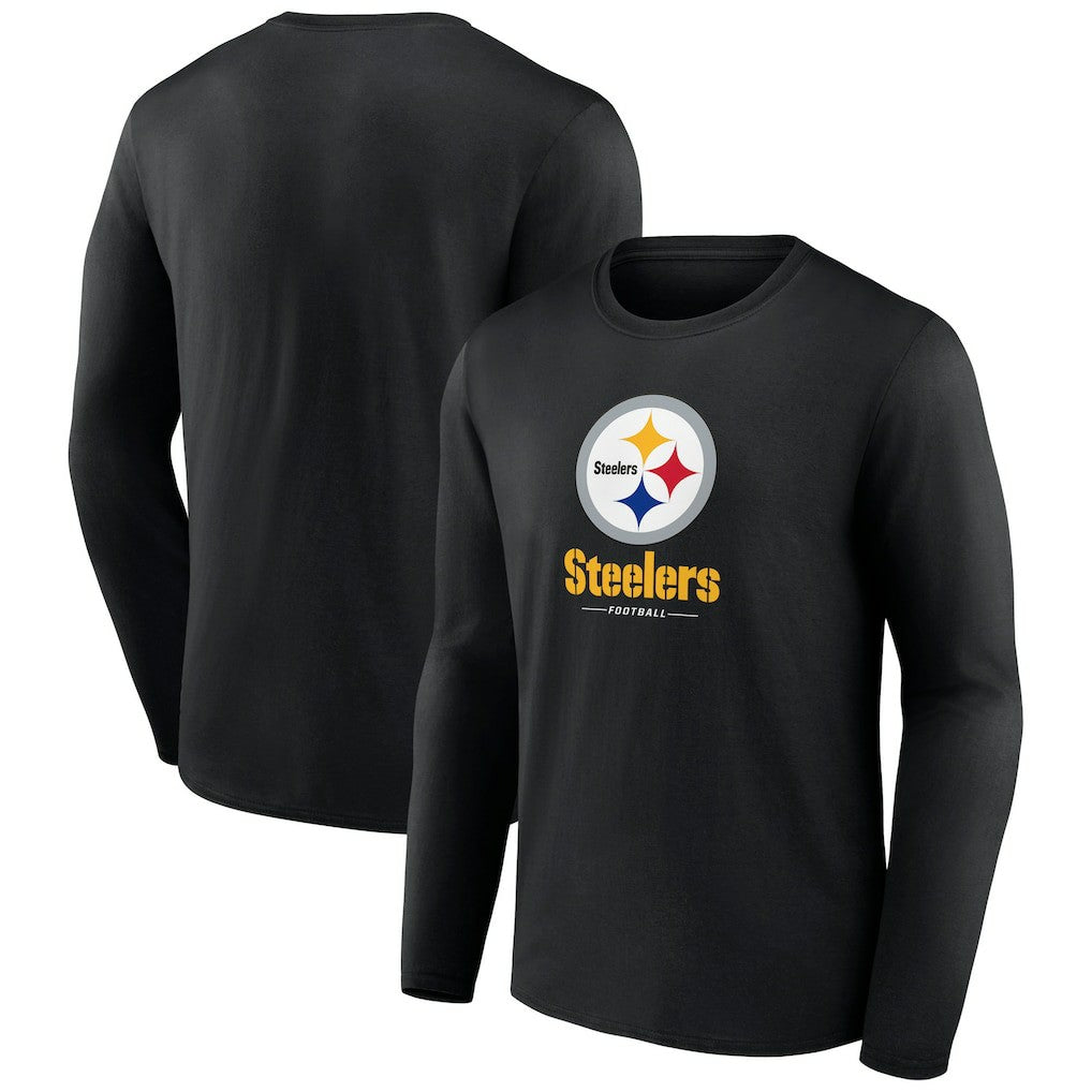 Logo Team Lockup Long Sleeve T-Shirt - Pittsburgh Steelers