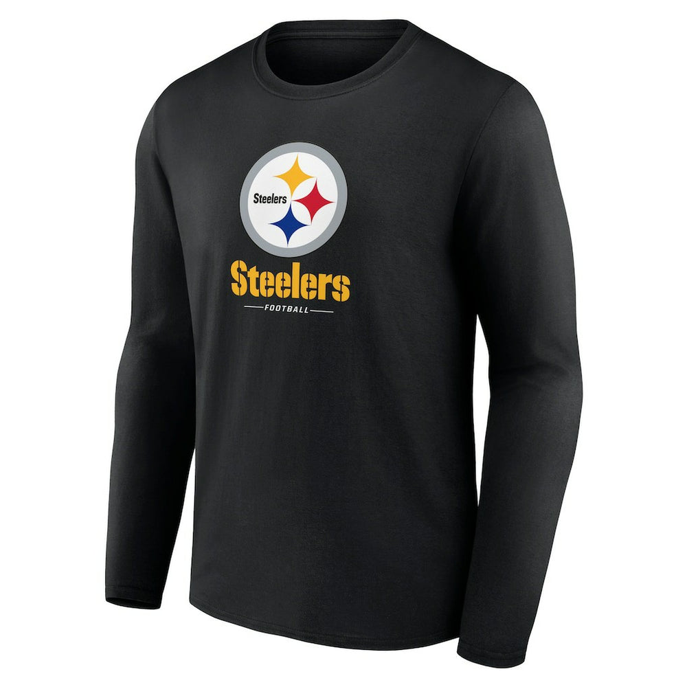 Logo Team Lockup Long Sleeve T-Shirt - Pittsburgh Steelers