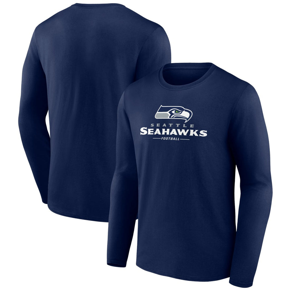 Logo Team Lockup Long Sleeve T-Shirt - Seattle Seahawks