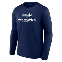 Logo Team Lockup Long Sleeve T-Shirt - Seattle Seahawks