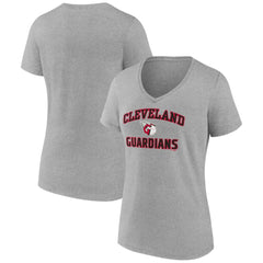 MLB Cleveland Guardians Women's Heart and Soul V-Neck T-Shirt