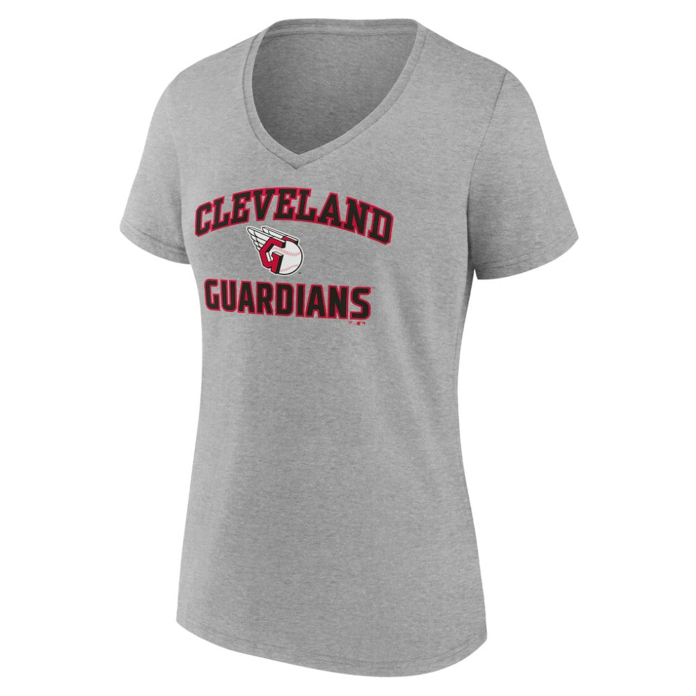 MLB Cleveland Guardians Women's Heart and Soul V-Neck T-Shirt