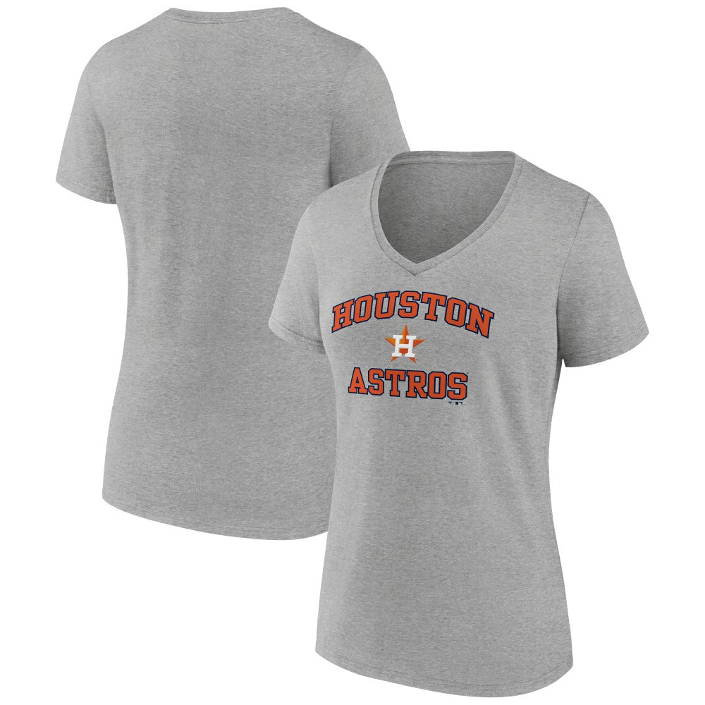 MLB Houston Astros Women's Heart and Soul V-Neck T-Shirt