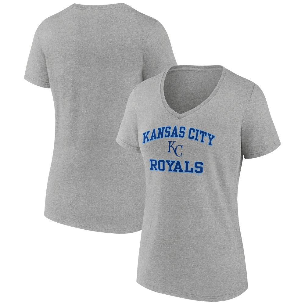 MLB Kansas City Royals Women's Heart and Soul V-Neck T-Shirt