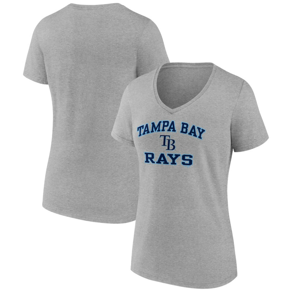 MLB Tampa Bay Rays Women's Heart and Soul V-Neck T-Shirt