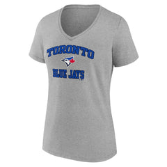 MLB Toronto Blue Jays Women's Heart and Soul V-Neck T-Shirt