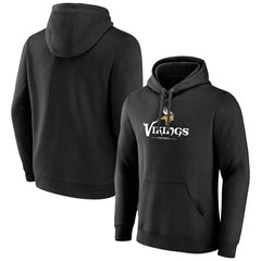 Primary Logo Team Lockup Fitted Pullover Hoodie - Minnesota Vikings