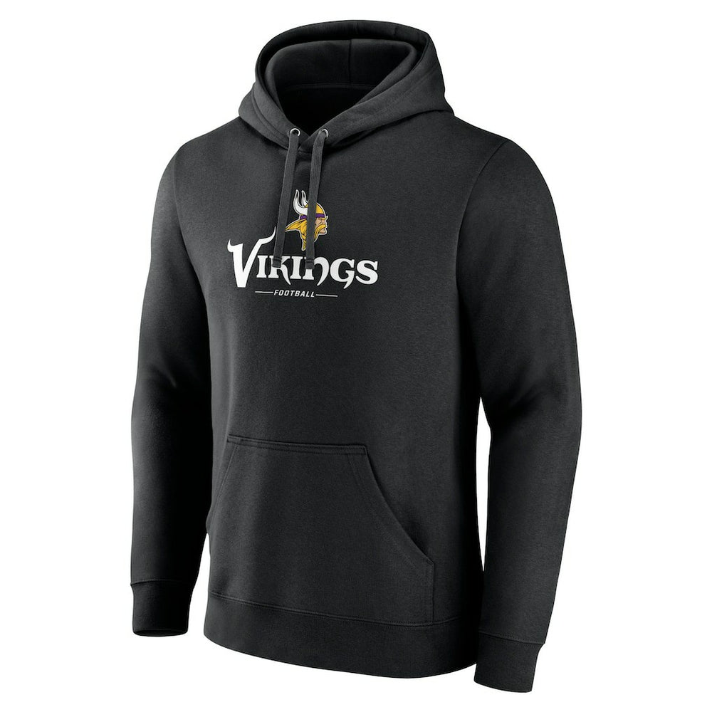 Primary Logo Team Lockup Fitted Pullover Hoodie - Minnesota Vikings