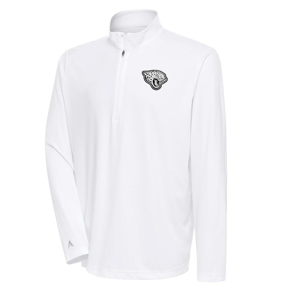 Antigua Metallic Logo Tribute Quarter-Zip Top - Jacksonville Jaguars