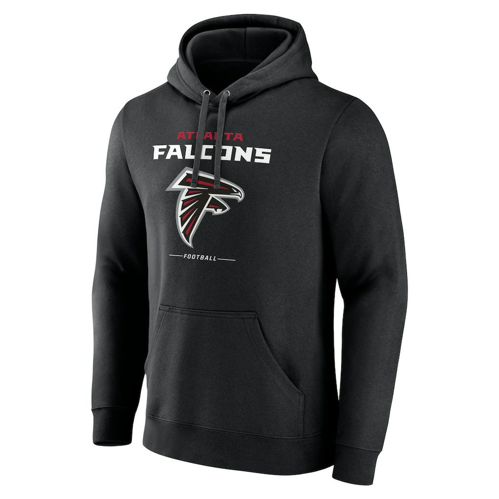 Logo Team Lockup Fitted Pullover Hoodie - Atlanta Falcons