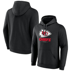 Logo Team Lockup Fitted Pullover Hoodie - Kansas City Chiefs