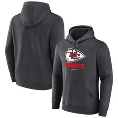 Logo Team Lockup Fitted Pullover Hoodie - Kansas City Chiefs