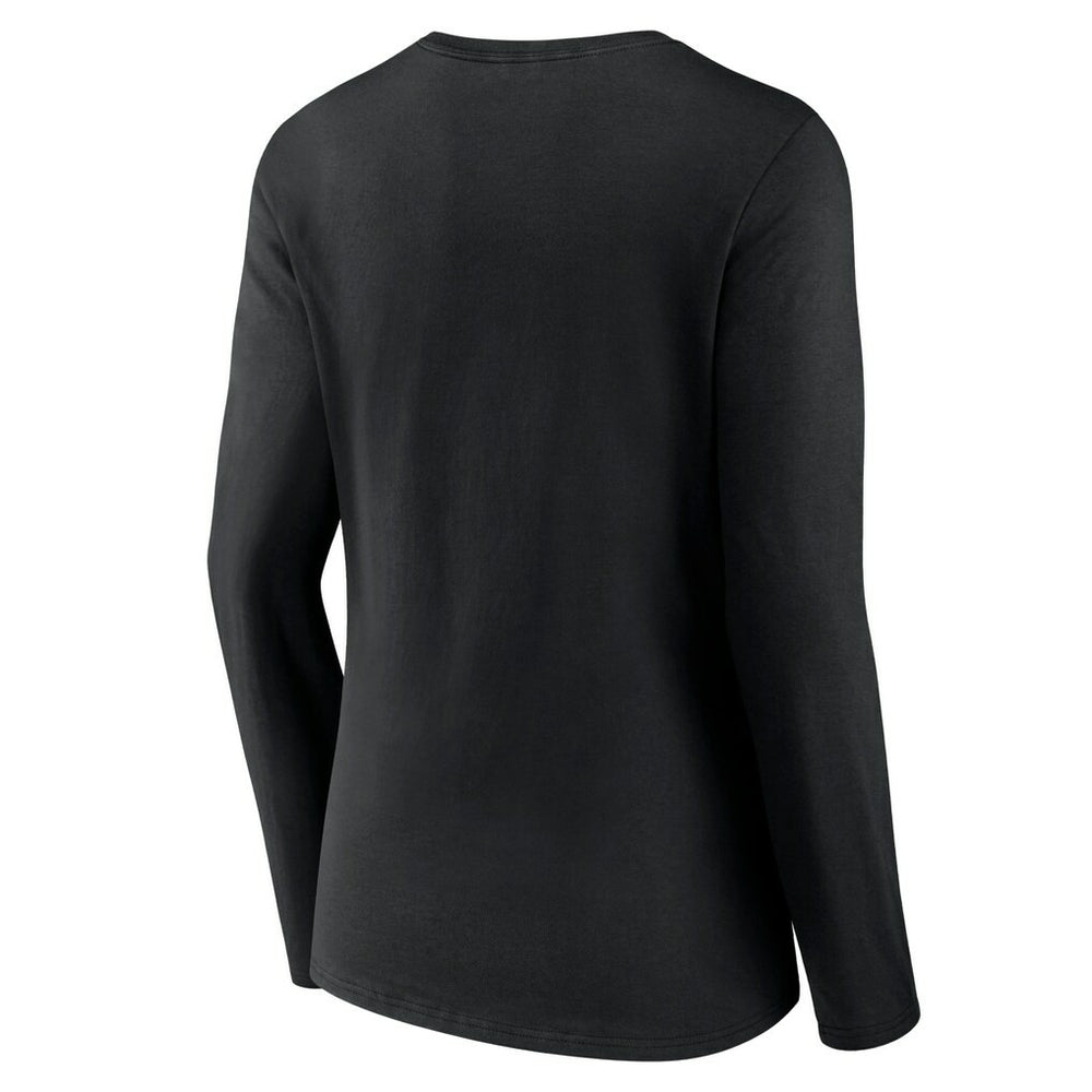 Women's Logo Team Lockup Long Sleeve V-Neck T-Shirt - New York Jets