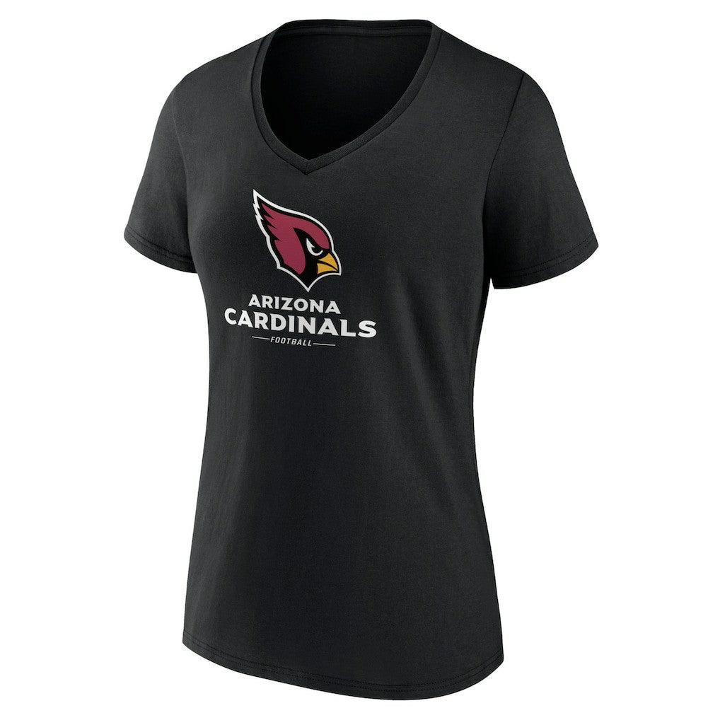 Women's Logo Team Lockup V-Neck T-Shirt - Arizona Cardinals