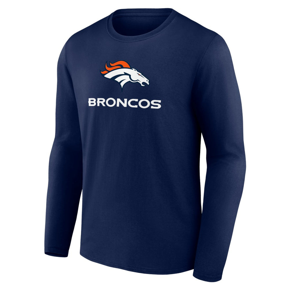 Logo Team Lockup Long Sleeve T-Shirt - Denver Broncos