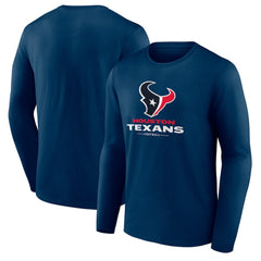 Logo Team Lockup Long Sleeve T-Shirt - Houston Texans