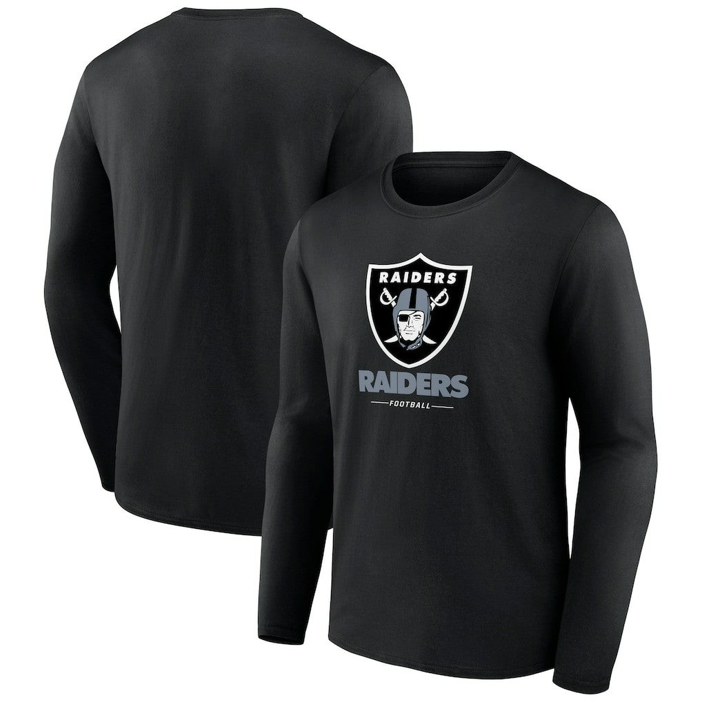 Logo Team Lockup Long Sleeve T-Shirt - Las Vegas Raiders