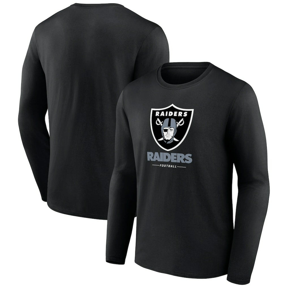 Logo Team Lockup Long Sleeve T-Shirt - Las Vegas Raiders