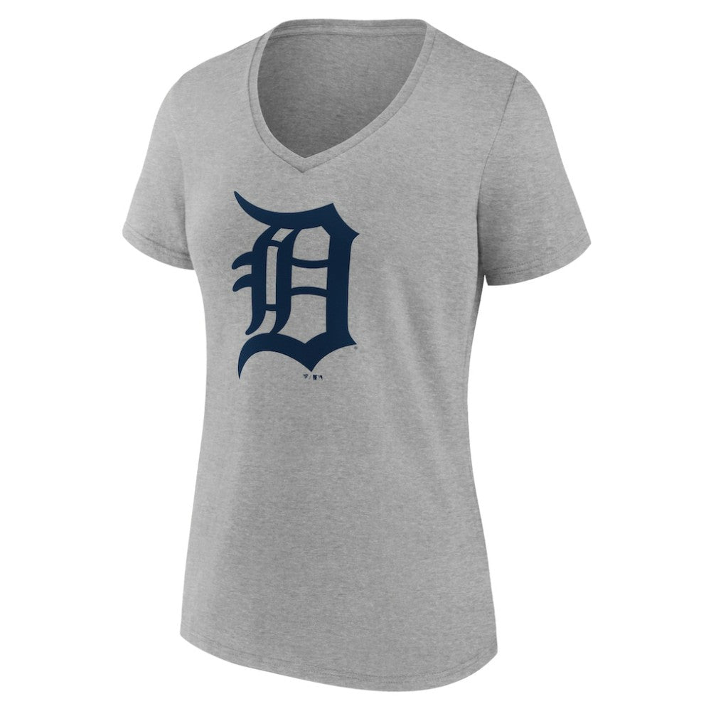 MLB Detroit Tigers Women's Official Logo V-Neck T-Shirt